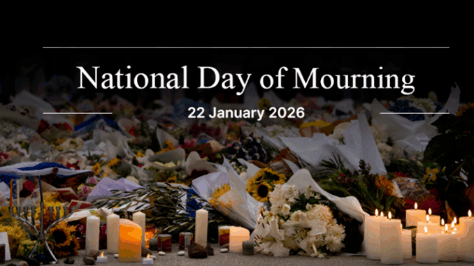 Candles and flowers for National Day of Mourning. Candles and flowers for National Day of Mourning.