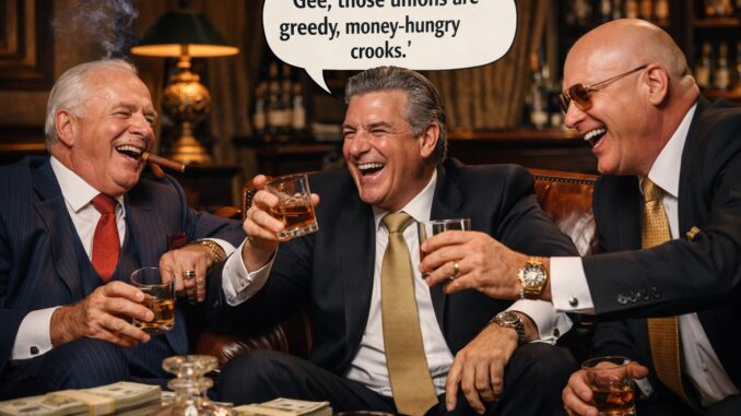 Three men laughing, holding drinks, cigar. Three men laughing, holding drinks, cigar.