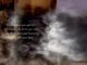 Blurred collage with smoke and text overlay.