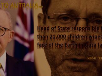 Politician beside text about children's welfare issues.