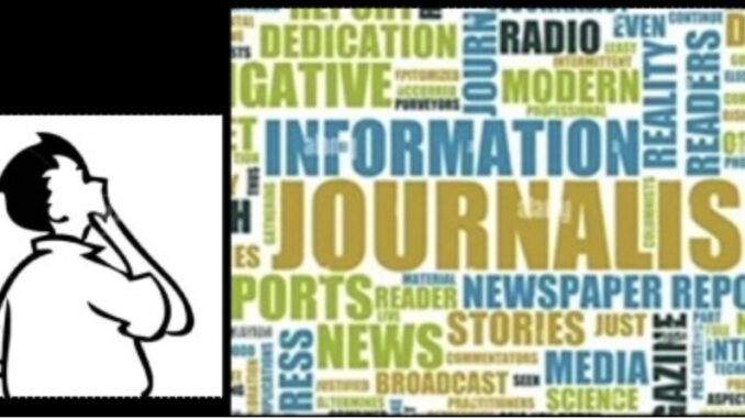 Illustration of journalism-related word cloud. Illustration of journalism-related word cloud.
