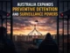 Australia surveillance powers expansion announcement.