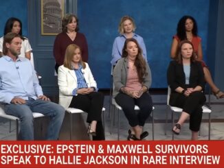 Group of people seated during an interview.