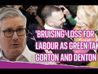 Political headline about Labour's electoral loss.