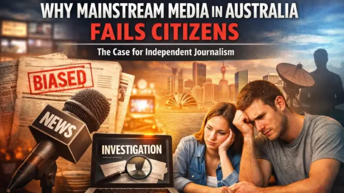 Couple concerned about Australian media bias.