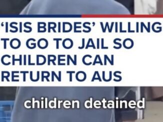 News headline about ISIS brides and children.