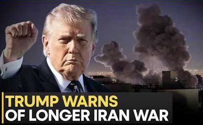 Man warning of longer Iran conflict.