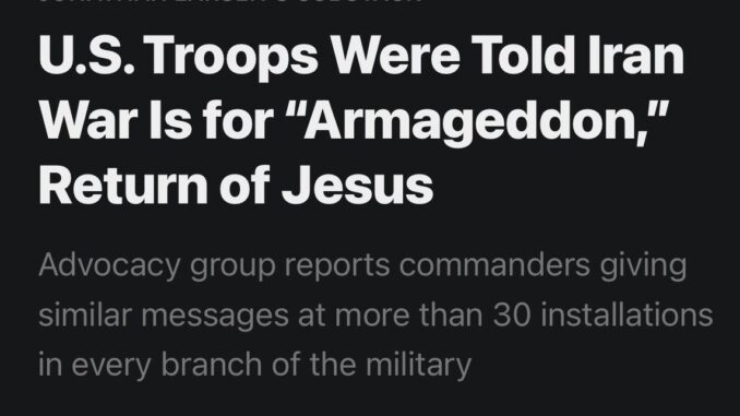 Headline about U.S. troops and Iran conflict. Headline about U.S. troops and Iran conflict.