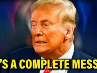 Man with text: "He's a complete mess.