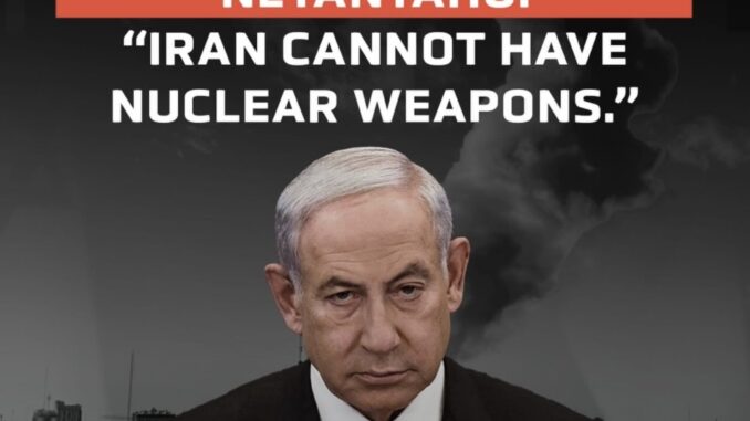 Man with quote about Iran and nuclear weapons. Man with quote about Iran and nuclear weapons.