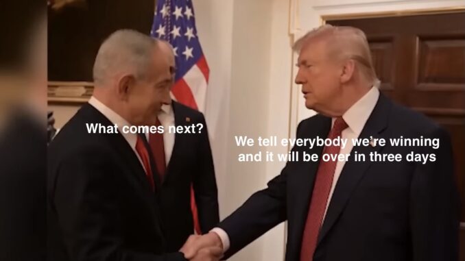 Two men shaking hands, discussing strategy.