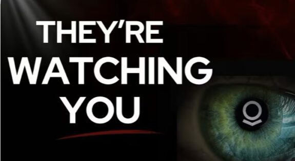 They're watching you, eye illustration. They're watching you, eye illustration.