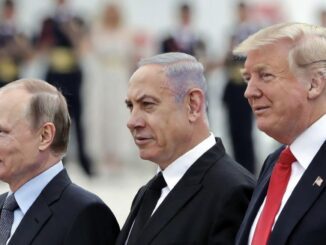 Three men standing and looking ahead.