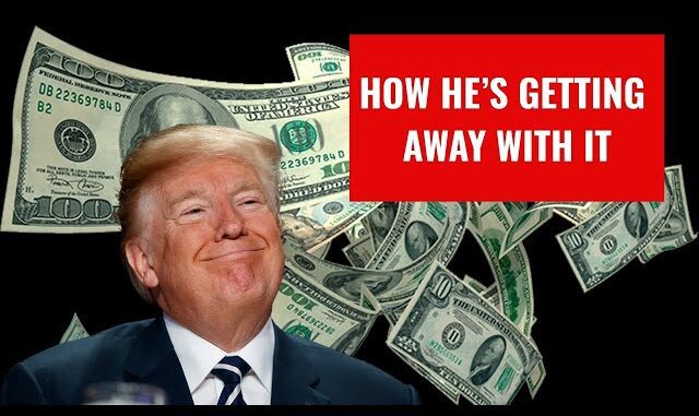 Man smiling with floating money and text. Man smiling with floating money and text.