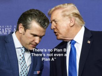 Two men talking with humorous text overlay.
