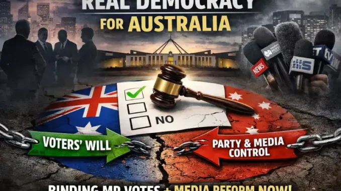 Campaign for democracy and media reform Australia. Campaign for democracy and media reform Australia.