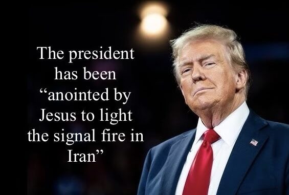 Man in suit with quote about Iran.