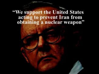 Man with quote about U.S. and Iran.