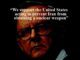 Man with quote about U.S. and Iran.