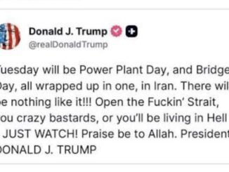 Fake tweet attributed to Donald Trump.