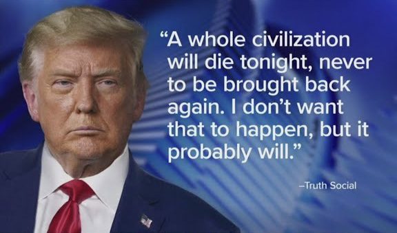 Man with quote about civilization ending. Man with quote about civilization ending.