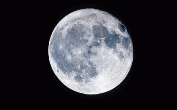 Full moon with visible craters against black sky Full moon with visible craters against black sky