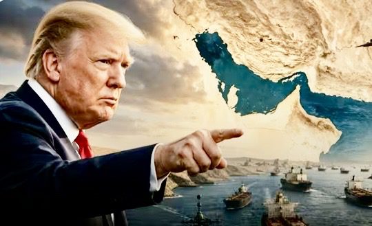 Man in suit pointing at map with ships Man in suit pointing at map with ships