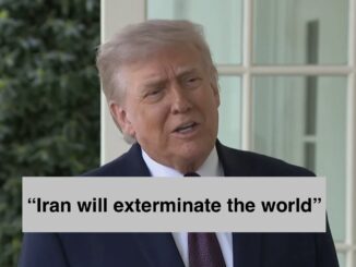 Person in suit with controversial Iran quote
