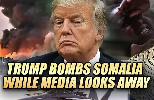 Man's portrait over bombing scene and headline Man's portrait over bombing scene and headline