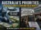 Australia priorities: military spending vs public services