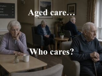 Lonely elderly residents in aged care facility