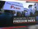 2026 World Press Freedom Index television graphic