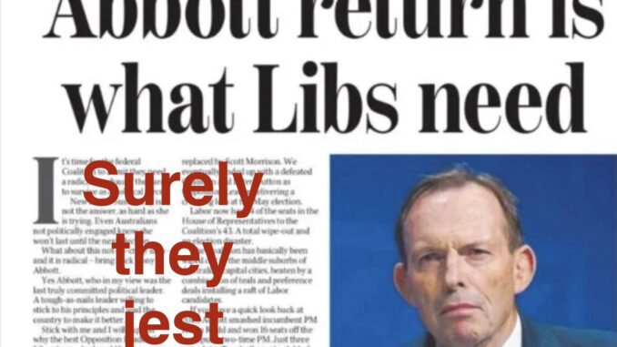 Newspaper headline about political comeback with portrait Newspaper headline about political comeback with portrait