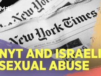 New York Times headline about Israeli sexual abuse