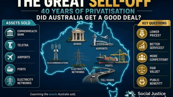 Infographic: Australia's 40 years of privatisation