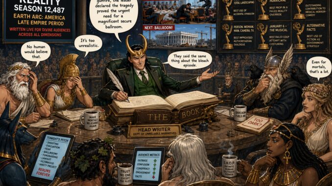 Pantheon of gods plotting Earth's final season Pantheon of gods plotting Earth's final season