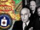 CIA seal over Iran map with historical leaders