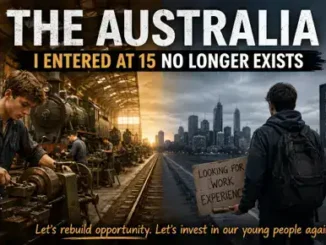 Australia then and now: apprentice and jobless youth