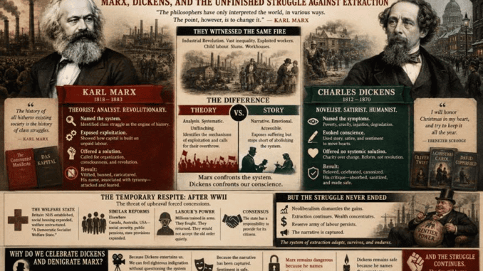 Historical infographic comparing two nineteenth-century figures