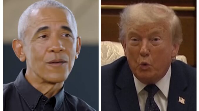 Split-screen portrait of two men speaking