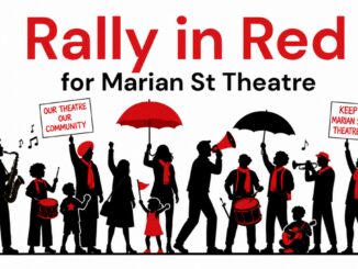 Rally in red for Marian St Theatre